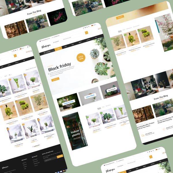 Plantopia ecommerce platform for selling plants